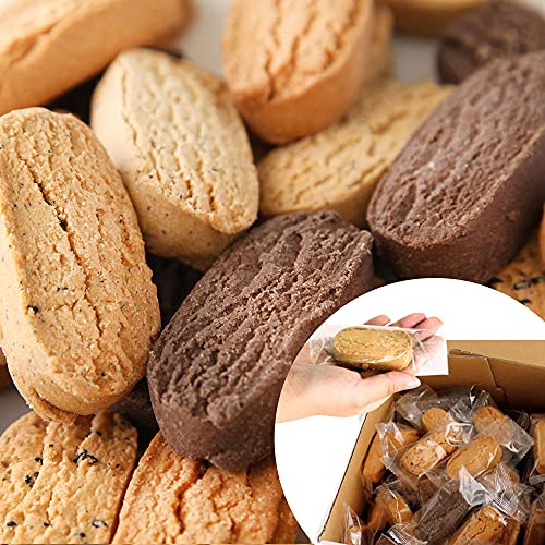SHINRINDO CHOICE おからクッキー 砂糖不使用 豆乳おからダイエットクッキーバー50本入り 箱入り1Kg(こんにゃく粉末オオバコ種皮入り)