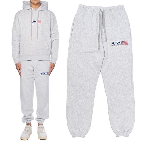 オートリー メンズ ロゴ パッチ ジョガー パンツ PAIM1543