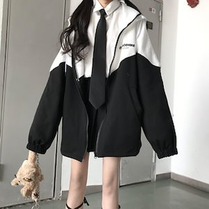 韓国のファッションレディースフード付きセーター長袖フード付きジャケットルーズコートジャケットスリムフ