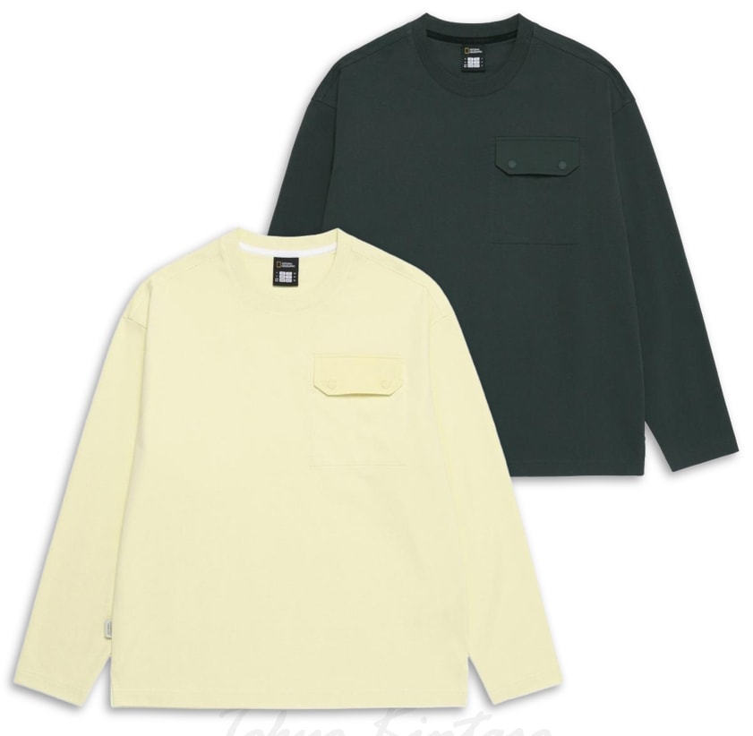 CHEST POCKET LONG-SLEEVED T-SHIRT (N253UTS020)