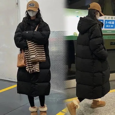 AWアウター新作 おしゃれ 厚手 ゆったり フード付き 防寒カジュア 中綿コート アウター 大きい