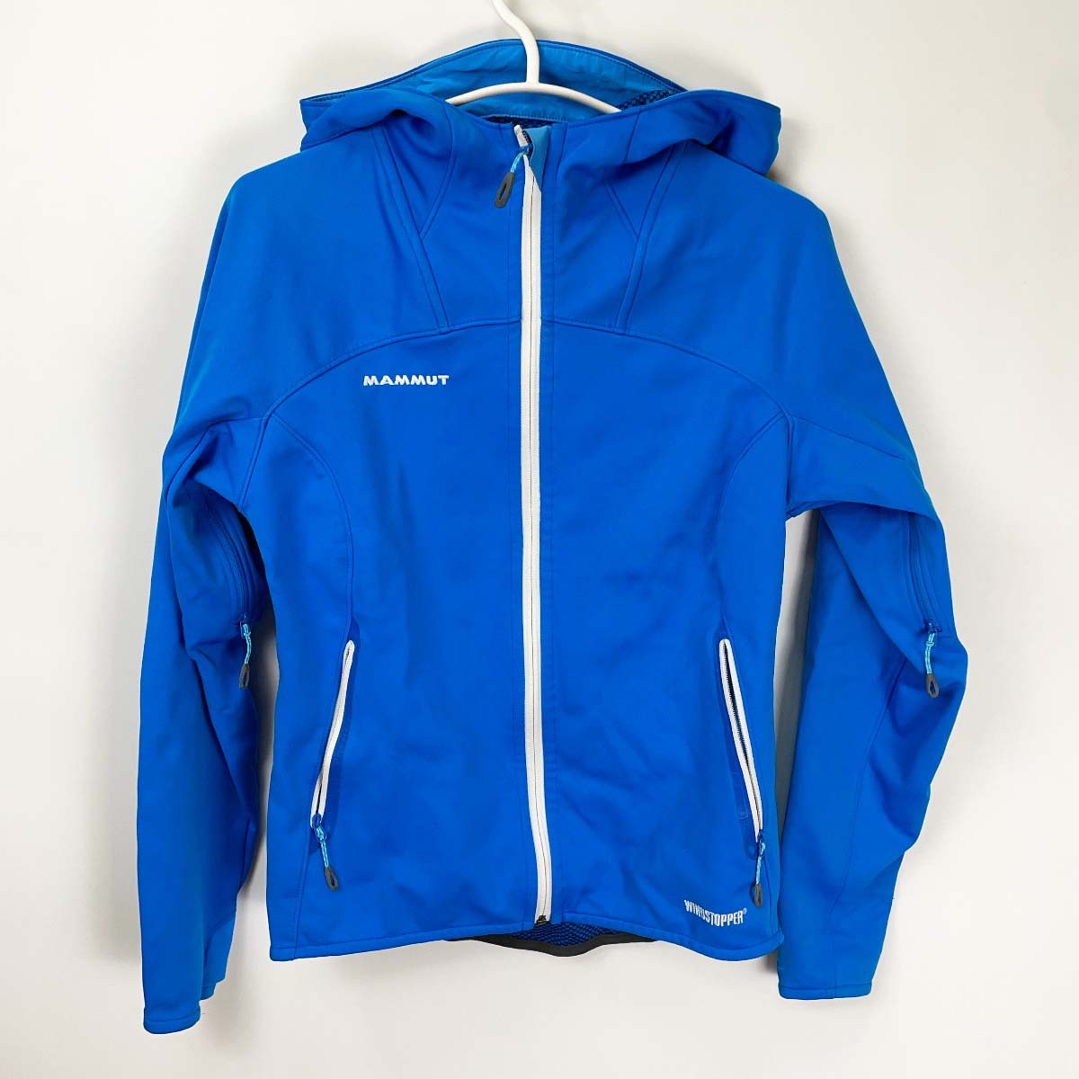 【中古】マムート Ultimate Hoody AF アルティメットフーディー ジャケット M ブルー 1010-16150 レディース MAMMUT