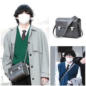 【期間限定SALE!!】韓国ファッション BTS V 着用 ショルダーバッグ カメラバッグ 男女兼用