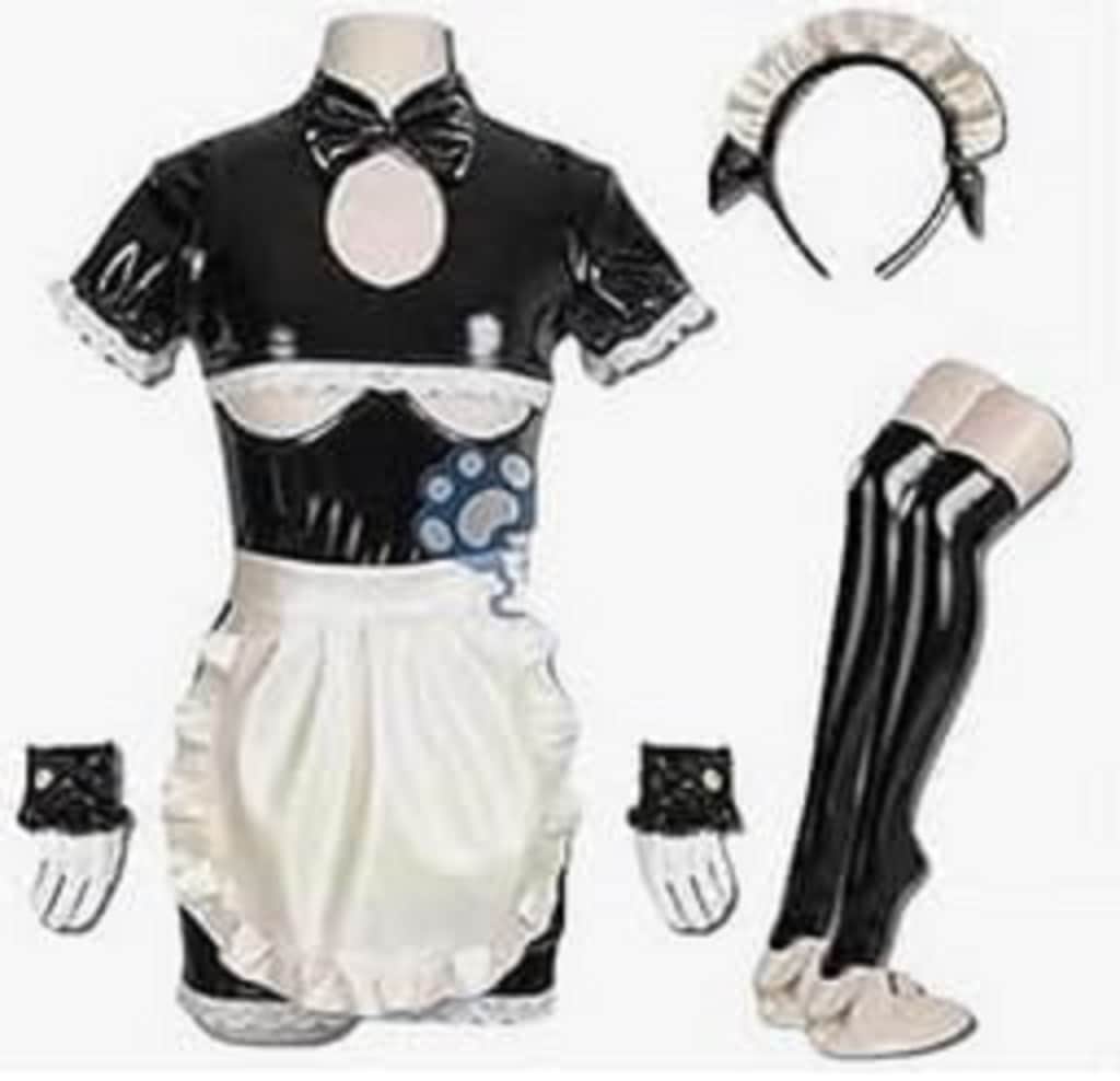 ミニメイドセット 松谷琉優 コスプレ メイド服