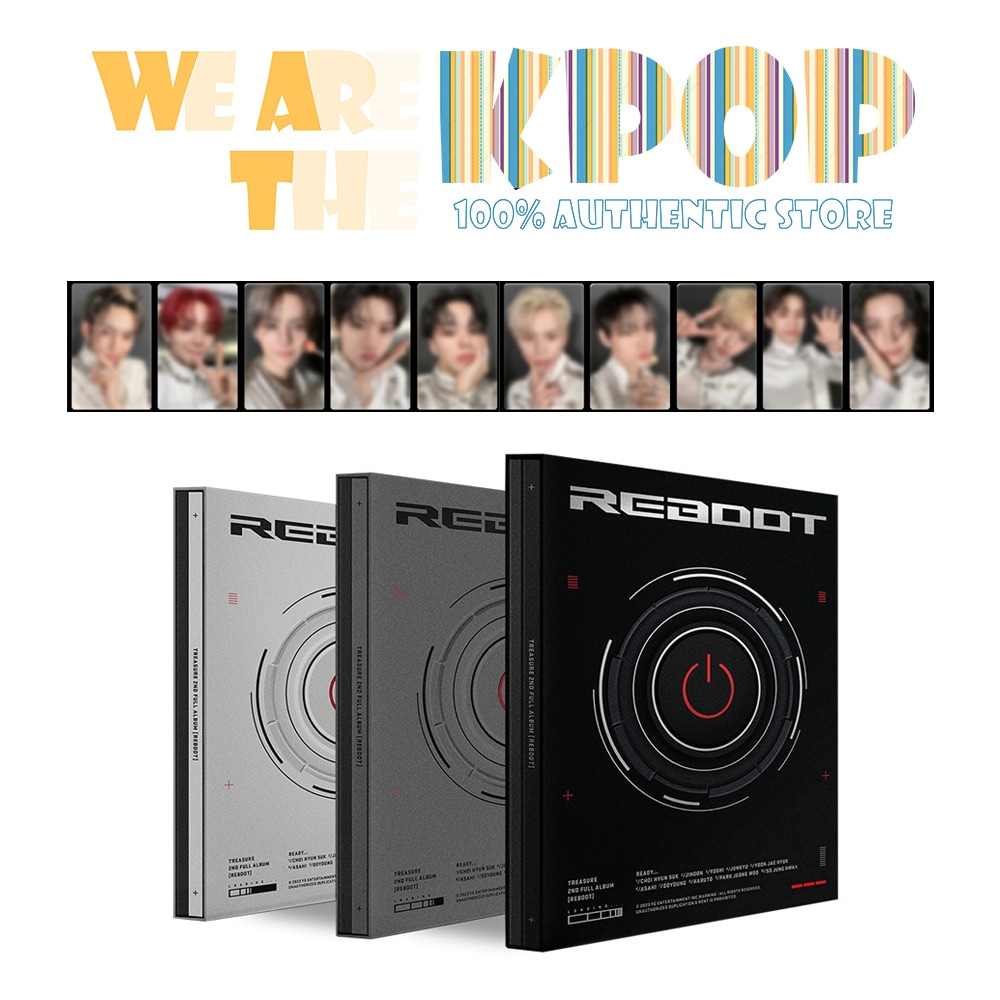 (+pocket cu photocard / 3種セット) Treasure 2集 Album [Reboot] (Photobook ver.)