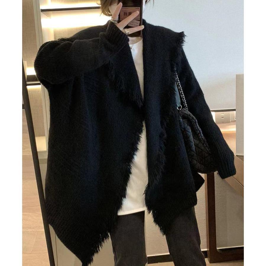 トッパーカーディガン ニット 長袖 春秋冬