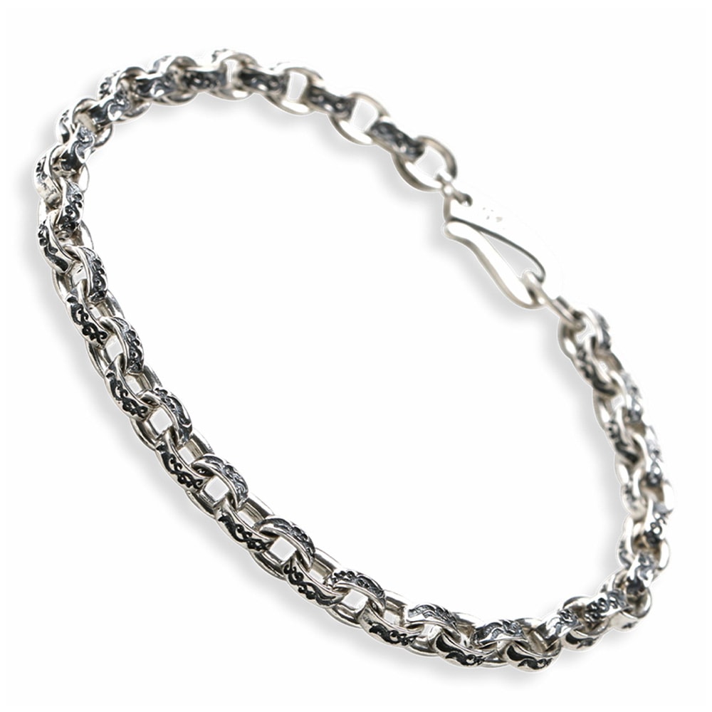 925 ペーパーチェーンブレスレット [bs073]