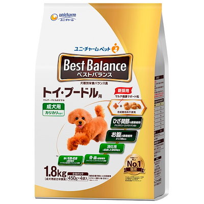 他サイト： ベストバランス ドッグフード カリカリ仕立て トイ・プードル用 1.8キログラム (x 1)の商品画像