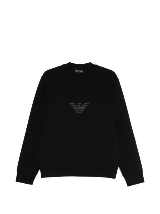 EMPORIO ARMANI Men Tunic Tops EM004541 AF10013 MC539 BLACK EAGLE LOGO