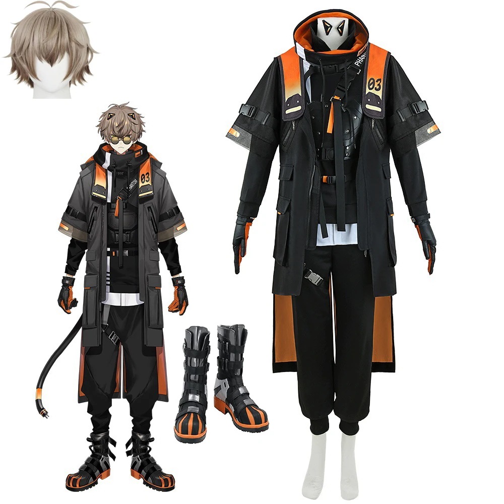 新作入荷バーチャル YouTuber VTuber Noctyx Alban Knox アルバーンノックス コスプレ衣装 ハロウィン プレゼント コスチューム 学園祭大人気