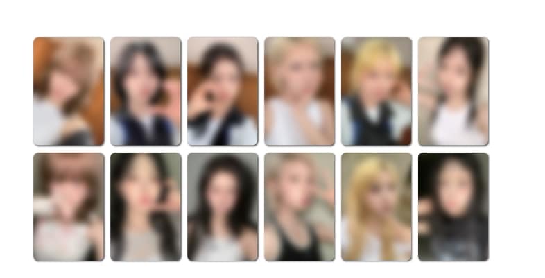 [メガ割][12枚コンプ] NMIXX Fe304: STICK OUT X SOUNDWAVE LUCKY DRAW ラキドロトレカフォトカード特典