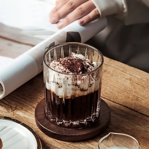 Qoo10] レトログラスアメリカンアイスコーヒーカッ