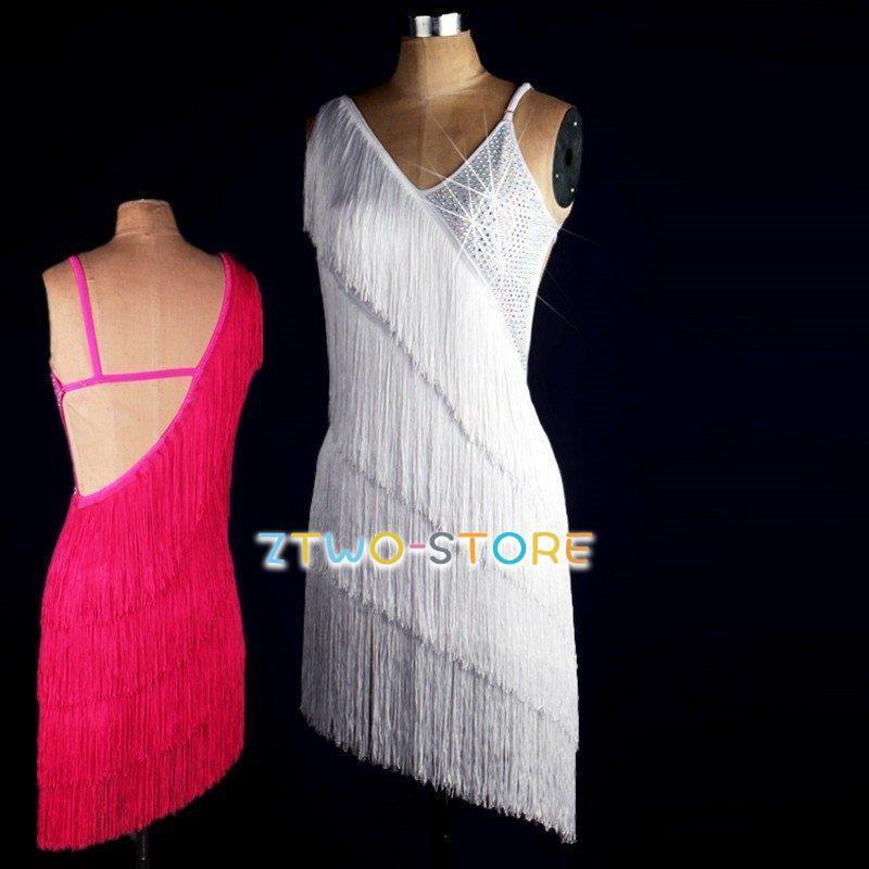 新しい子供用ダンスウェア ラテンダンス ダンス服 社交ダンス ステージ衣装 ダンスウェア ワンピース 練習着 2枚購入で2793円OFF