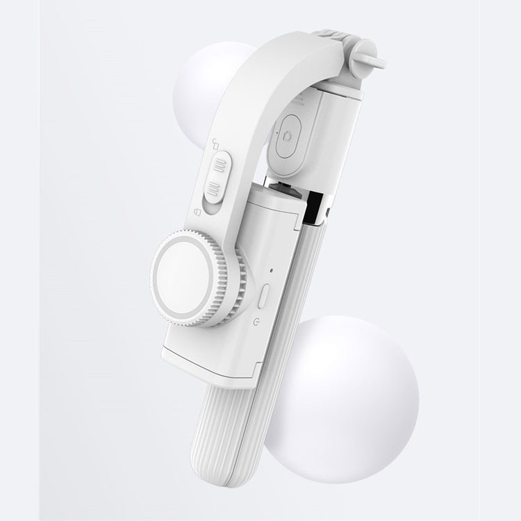 スマホジンバル スタビライザー オートバランス 自撮り棒 スマホ三脚 多機能リモコン 360度電動回 4,596円