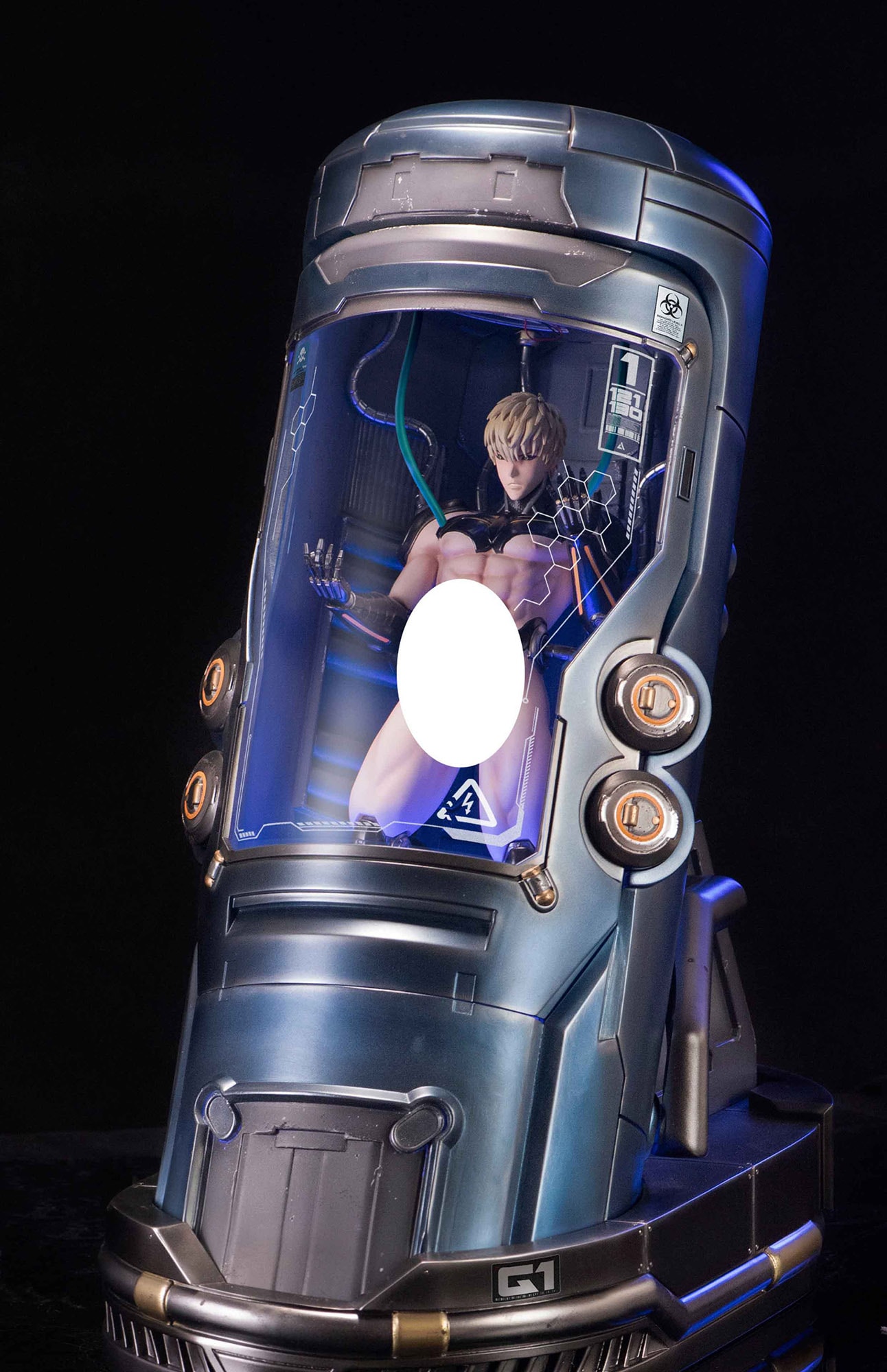 ジェノス 鬼サイボーグ フィギュア 1/6スケール 塗装済み完成品 ガレージキット P.K.M.S 限定販売 スタチュー