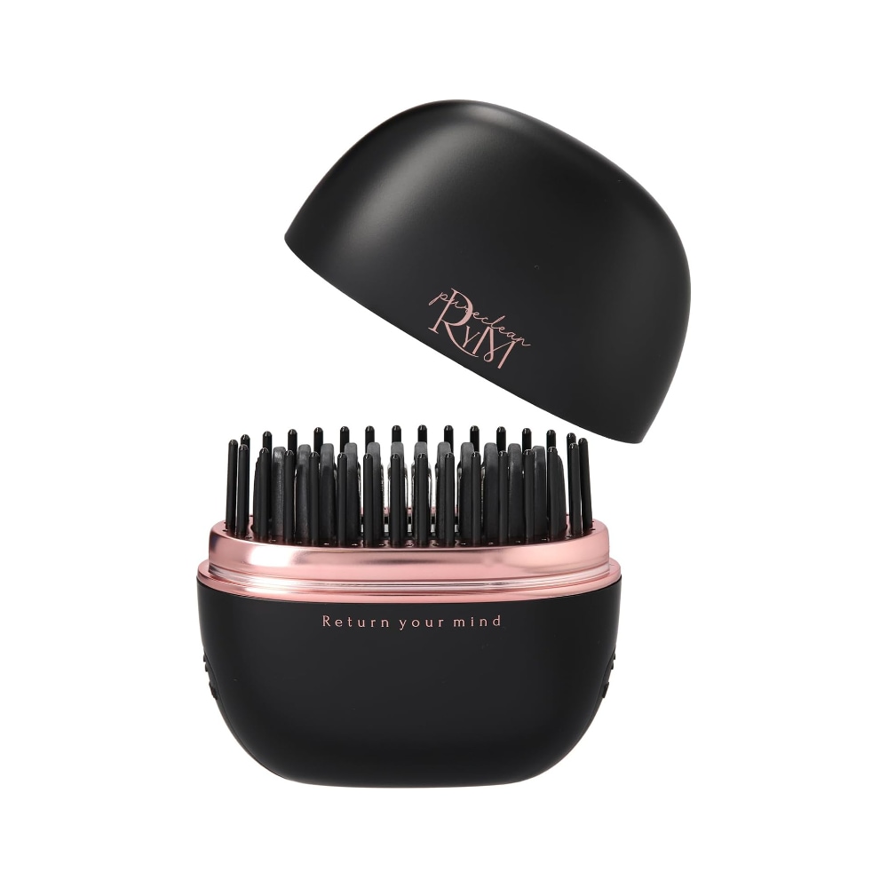 ポータブル ストレートコーム ヘアアイロン B-4571586680109 ブラック