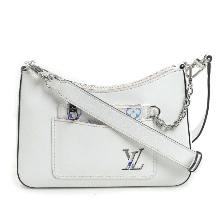 LOUIS VUITTON ルイ・ヴィトン マレル 2Wayショルダーバッグ エピ ホワイト M25316 IC レディース 中古