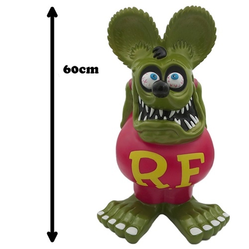 ラットフィンク ジャンボ コインバンク　モスグリーン FUNKO 貯金箱