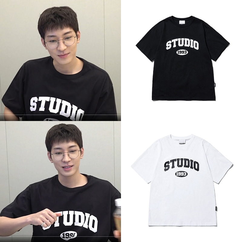 [SEVENTEENウォヌ着用]STUDIO ARCH LOGO T-SHIRT/23SS限定商品/ユニセックス 5,511円