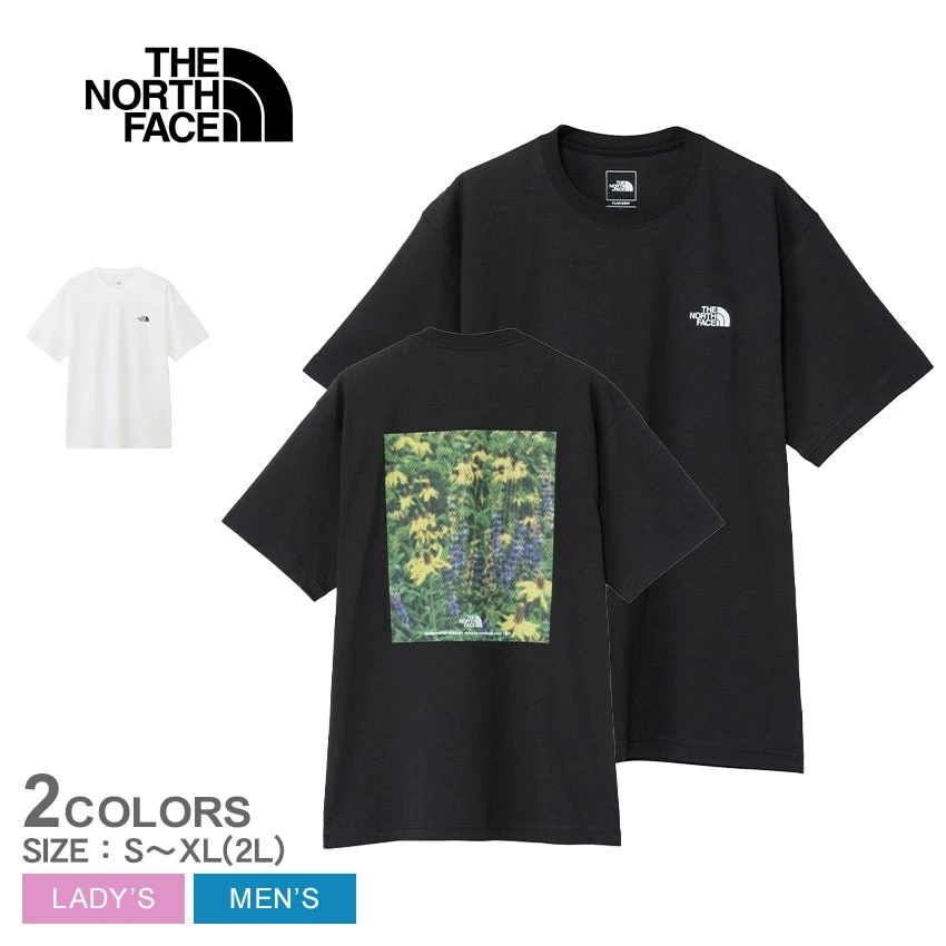 ショートスリーブフラッシュドライピクセルプラントコットンティー NT32549 レディース メンズ トップス ウェア ウエア 半袖カットソー 速乾 吸汗 キャンプ アウトドア