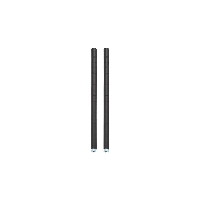 超人気の [送料無料] [ドウシシャ]ルミナス 延長用NOADDP 高さ46.5cm ブラック ポール スチールラックパーツ キッチンワゴン