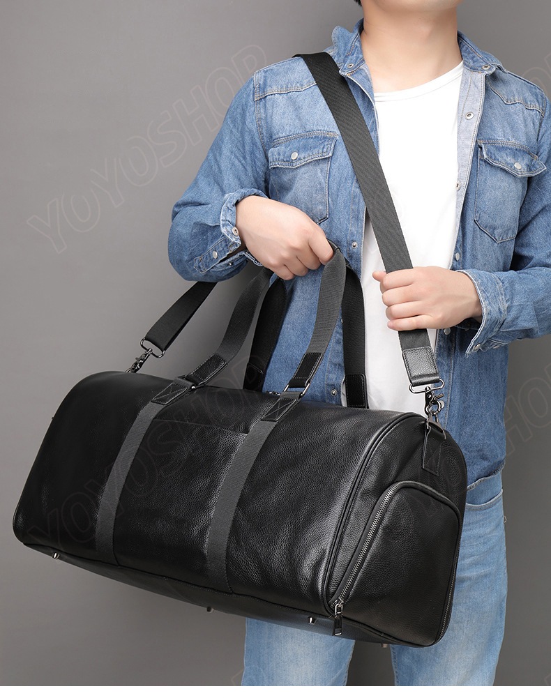 ボストンバッグ メンズ 本革 メンズ 本革 旅行 大容量 おしゃれ 牛革 レザー 2way 出張 ブラック