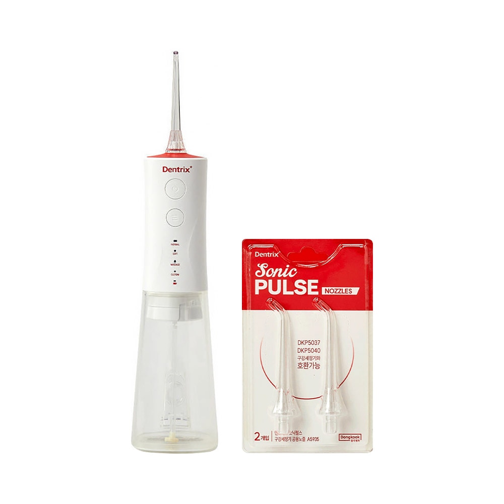 東国製薬 デントリックス ソニックパルス マッサージショット 口腔洗浄器 + ノズル 2P