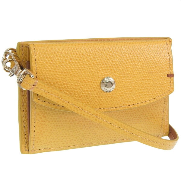 ポールスミス 小物 メンズ レディース カードケース アウトレット レザー イエロー PSMC0223 PAUL SMITH