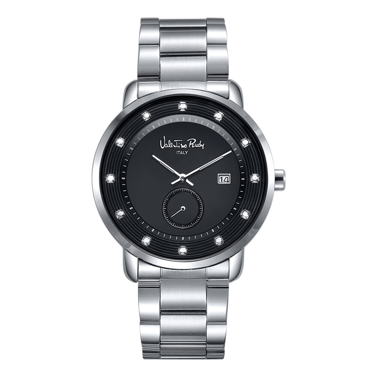 VR1130B-BKWT M mens metal watch