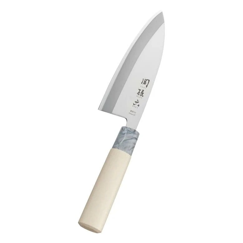 関孫六 銀寿ステンレス和包丁000AK5062 左用出刃包丁 JAN:4901601399233 左利き 出刃 包丁 ステンレス 天然木ハンドル 和包丁 和食 使いやすい 高品質 伝統 KAI