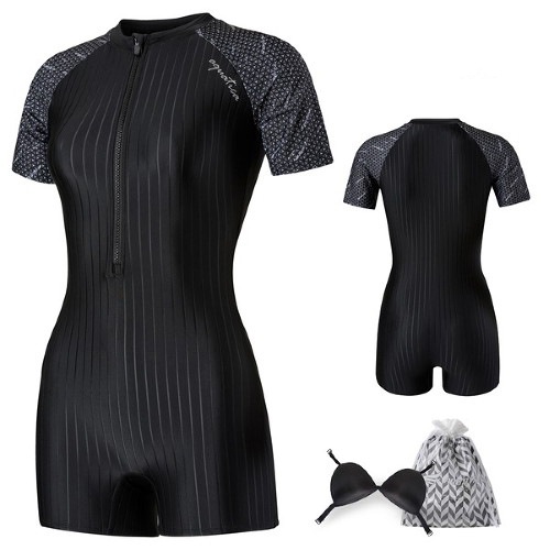 レディース ワンピース水着 3点セット AQA27242