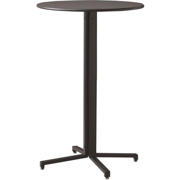 PT-332BK ハイテーブル サークル ブラック メーカー直送