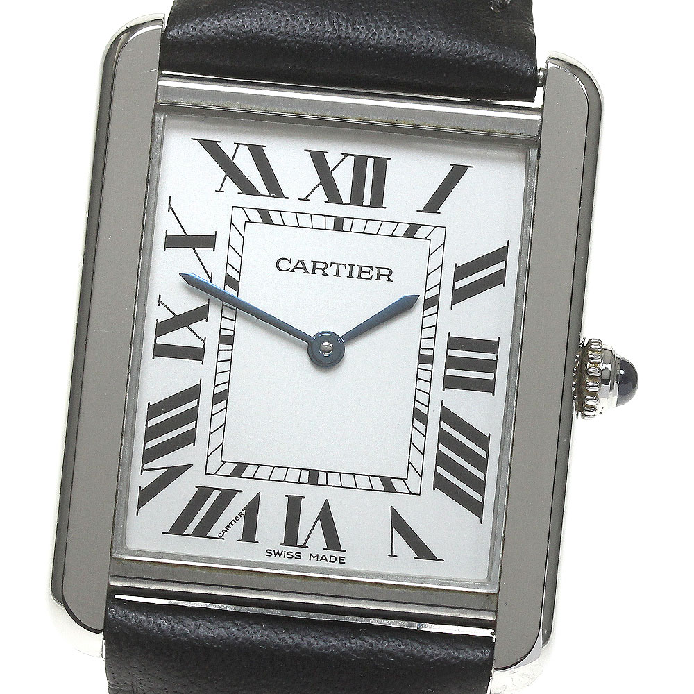 カルティエ CARTIER W5200003 タンクソロLM クォーツ メンズ _847768【中古】