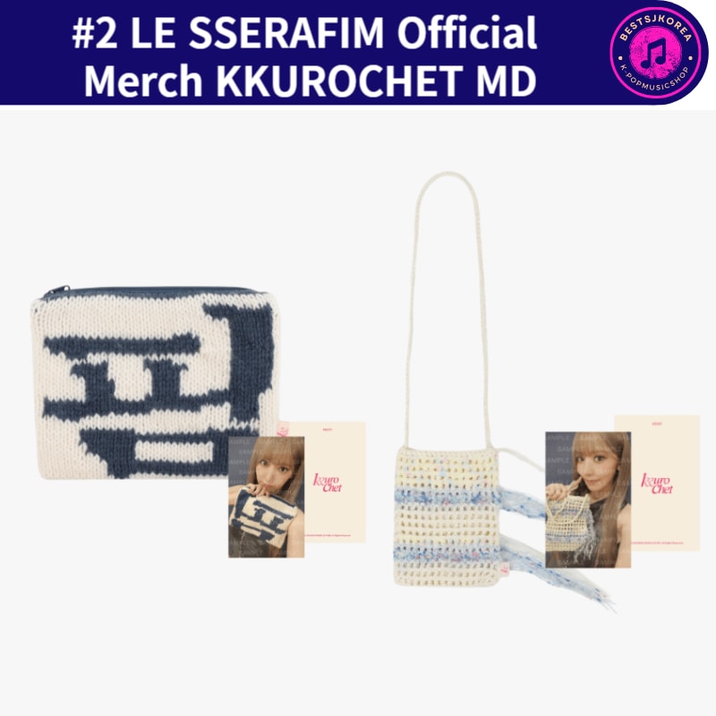 #2 LE SSERAFIM Official  Merch KKUROCHET MD
