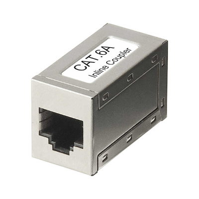 他サイト： サンワサプライ　RJ-45中継アダプタ(カテゴリ6A STP)　ADT-EX-6ASTPの商品画像