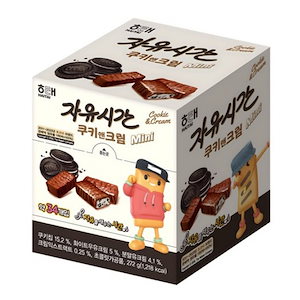 ミニ自由時間クッキーアンドクリーム34p 韓国菓子