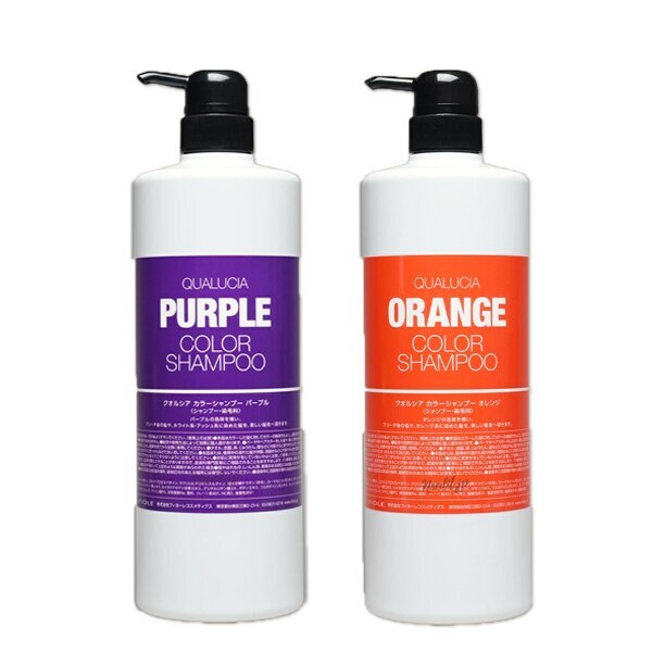 クオルシア カラーシャンプー 1000mL 2個 [アッシュ/オレンジ/ピンク/パープル] 選べるセット