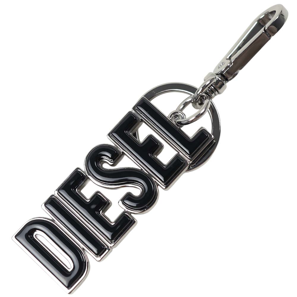 ディーゼル キーリング キーホルダー キーチャーム メンズ ブラック DIESEL DSL 3D KEY RING BLACK X10294 P8097 HA898 X10294-P8097-HA89
