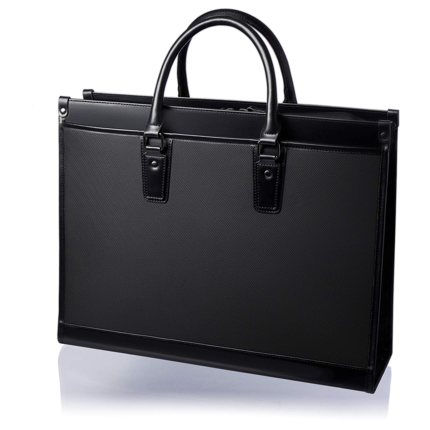 一流の鞄職人が作る ビジネスバッグ 仕切りあり 大容量なのに軽量 撥水 自立 出張 就活バッグ メンズ 男性 A4 ブラック ネイビー 黒 紺