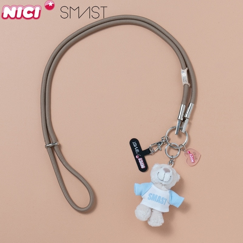 SMAST スマスト NICI ニキ モバイルストラップ ベア ホワイト