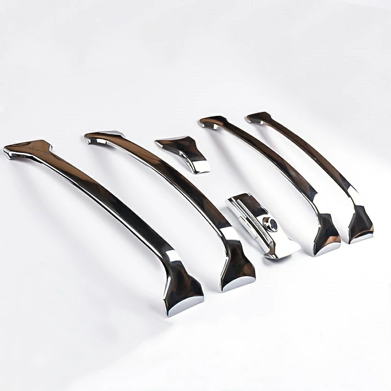 トヨタ ランドクルーザープラド 150系 用 フロント ラジエータグリル トリム 保護 パーツ 6ピース 選べる2色 （カメラ付きタイプ）