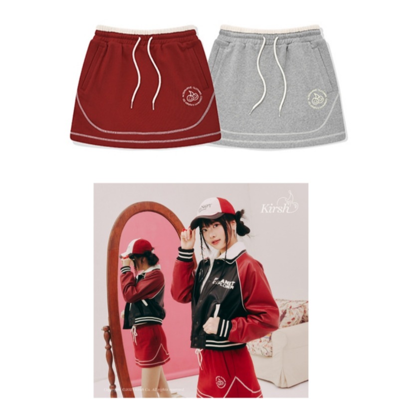 【Le sserafimウンチェ着用】ミニスカートDOODLE CHERRY PLANET EXPLORER SHORT SKIRT 8,502円