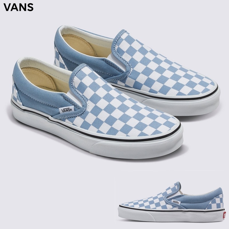 [VANS] クラシックスリッポン / DUSTY BLUE