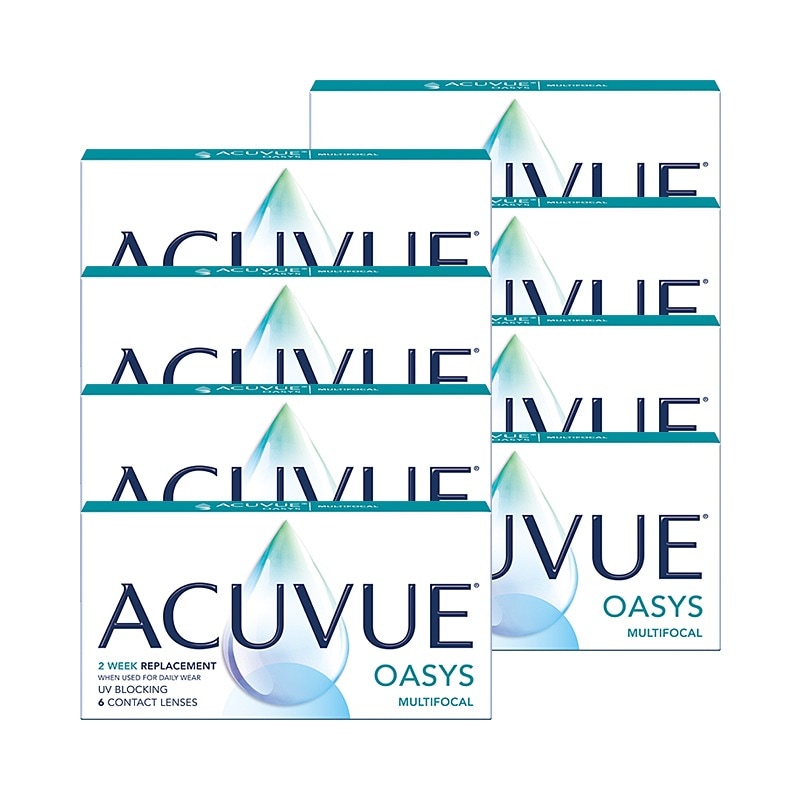 6枚入 [ 8箱 ] 遠近両用 2ウィーク アキュビュー オアシス マルチフォーカル 20,621円