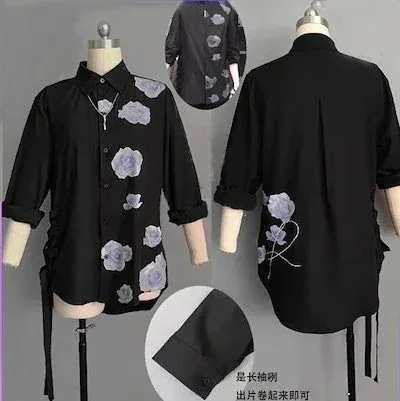 【10点セット】にじさんじ バーチャル叶 かなえ コスプレ衣 長袖 Tシャツ ブラウス3437