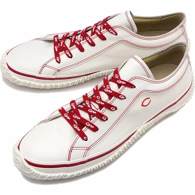 スニーカー [SP1058-61] SP-1058 メンズ 日本製 カンガルーレザー 広島東洋カープコラボ White 正規取扱店