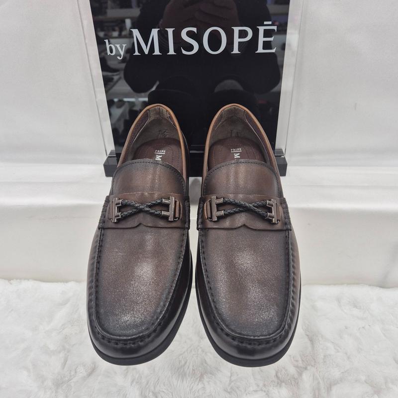 By 男性 クラシック カジュアル ローファー 122HT317SD203 DBROWN 1 JJ