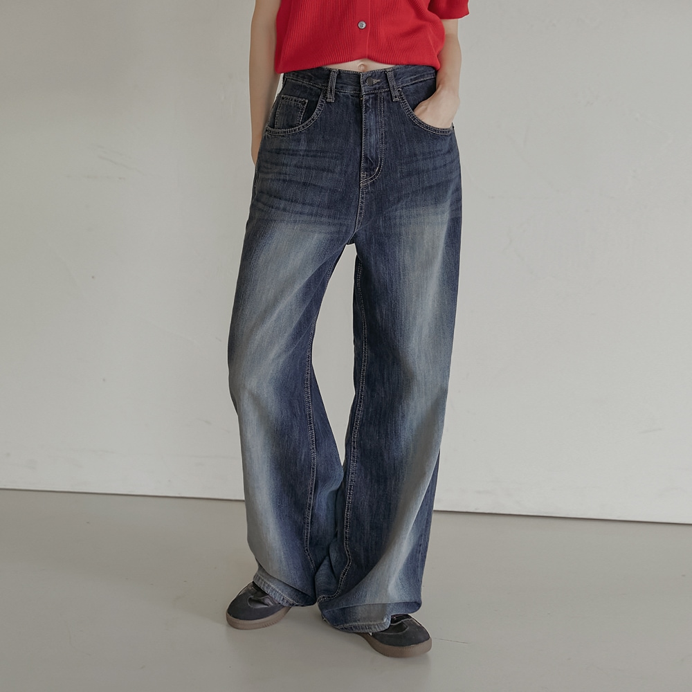 ハイドンウォッシュワイドデニムパンツ