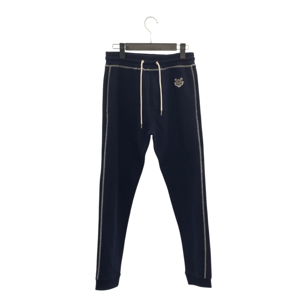 新品未使用 Tiger Crest Cuffed サイズS ネイビー ホワイト コットン スウェットパンツ メンズ 503984 新品
