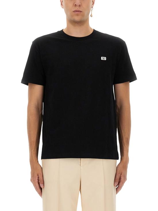 VALENTINO GARAVANI Men T-Shirts 7V3MG10VAQ8 0NO BLACK
